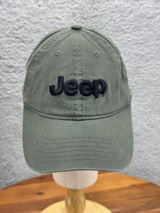 Jeep Hat Cap Strap Back Embroidered Mens Outdoor Adventure Trucker Hiking - Picture 1 of 8