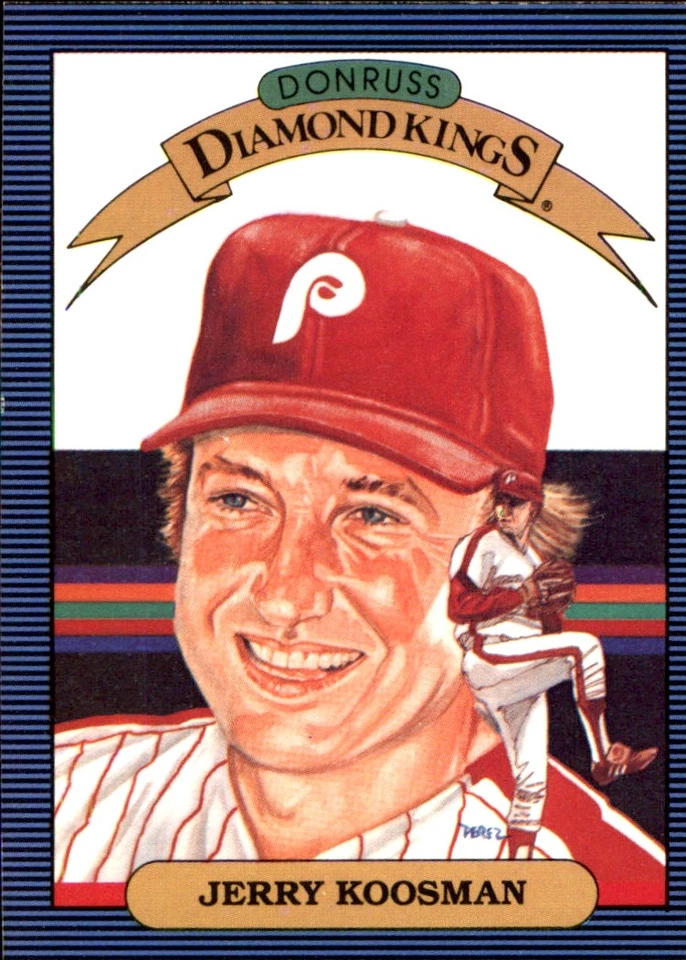 Jerry Koosman 1986 Donruss #23 Philadelphia Phillies FREE SHIPPING AutographDen - Image 1 of 2