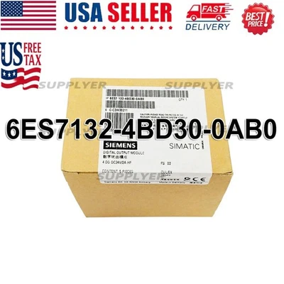 New Siemens 6ES7132-4BD30-0AB0 6ES71324BD300AB0 SIMATIC DP5 electronic module - Image 1 of 4