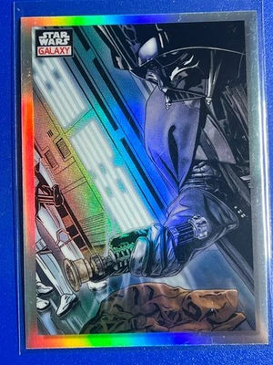 Topps Star Wars Galaxy Chrome 2023 Refractor Remnants of Kenobi Darth Vader #47 - Image 1 of 3