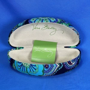 Estuche para gafas de sol Vera Bradley Hard Clam Shell Blue Rhapsody - Retirado - Nuevo con etiquetas - Imagen 1 de 11