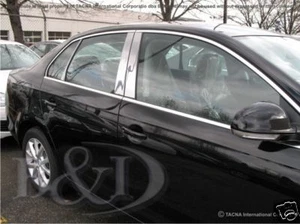 VOLKSWAGEN JETTA CHROME PILLAR POSTS 6PCS 2006-2010 - Picture 1 of 2