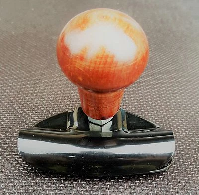 Steuerknopf Lenkhilfe Fixlenker Drehknopf Stappler LKW Traktor Trekker aus Holz - Bild 1 von 2