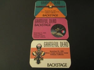 GRATEFUL DEAD BACKSTAGE PASS HENRY J. KAISER OAKLAND NOVEMBER 11/20+21+22/1985 - Picture 1 of 5