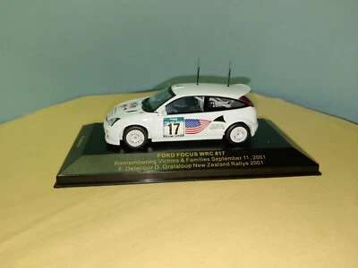FORD FOCUS WRC  IN MEMORIAM 11/09/01  DELECOUR  1/43  IXO RAM034 (1168) - Imagen 1 de 4
