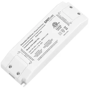 EMITEVER 60W Triac Dimmable Driver,Power Supply,AC 120V to DC 24V Transformer... - Picture 1 of 8