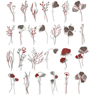 Metal Cutting Dies Flower Leaf Series Scrapbook Paper Craft Knife Mould Stencil • 5.88€