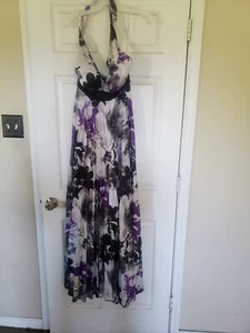 XOXO Kleid lila-weiß Abendkleid Größe M - Bild 1 von 19