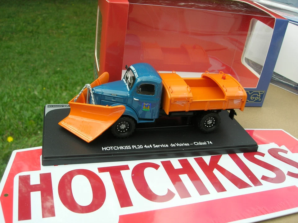 HOTCHKISS PL 20 4X4 SERVICE DE VOIRIE VILLE DE CHÂTEL 74 ELIGOR 1/43 Ref 101492