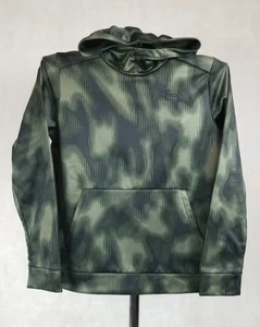 NEW Under Armour Hoodie Boy Size Large Pullover Hooded Sweatshirt Green Logo - Picture 1 of 5