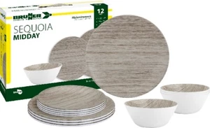 Camping Brunner Melamin Geschirr Campinggeschirr Geschirrset SEQUOIA 12tlg - Bild 1 von 1