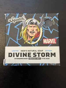 Dr. Squatch Limited Edition DIVINE STORM Natural Soap Bar MARVEL THOR NEW - Picture 1 of 1