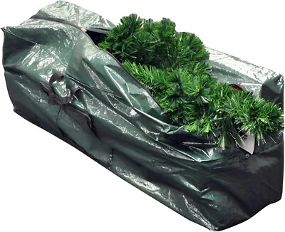 Christmas Tree Decoration Lights Zip Up Sack Storage Bag For Upto 6FT Xmas Trees - Image 1 of 3