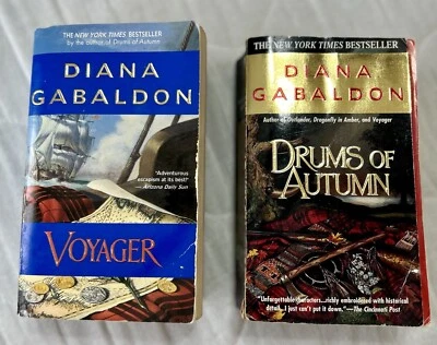 Voyager & Drums Of Autumn by Diana Gabaldon Paperback Books Set Outlander - Image 1 of 4