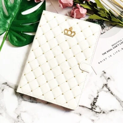 For iPad 5th/6th/7th/8th/9th/10th/11th (A16) Gen Crown Folio Stand Case Cover US - Image 1 of 4