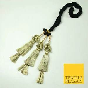 Nudo Dorado Parandi Paranda Indian Punjabi Borlas Mehndi Jago Trenza de Pelo PR514 - Imagen 1 de 3