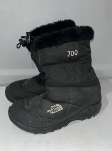 The North Face 700 Nuptse Puffer Boots Women 7 Black Goose Down Winter See Note - Picture 1 of 11