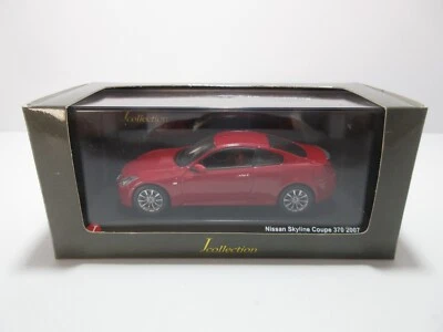 1:43 Kyosho Jcollection Nissan Skyline Coupe CV36 370GT Red Die Cast Model Car - Image 1 of 4