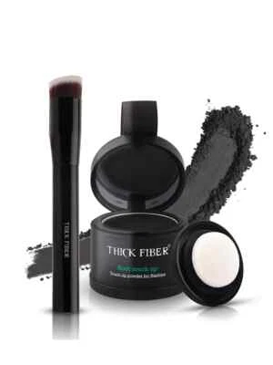 THICK FIBER Root Touch Up Powder, Root Cover Up, includes Brush - 4g - 13 Colors - image 1 of 4