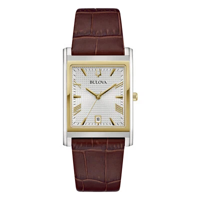 Orologio Uomo Bulova Classic Rectangle ref. 98B430 Rivenditore Autorizzato - Immagine 1 di 4