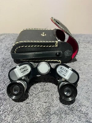 DE COLECCIÓN MAYFLOWER 6 x 15 BINOCULARES # J-B231 GAFAS DE ÓPERA CON ESTUCHE Foto 1 de 4