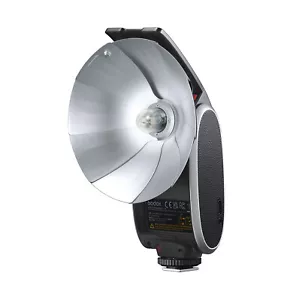 Godox Lux Senior Vintage Style Flash Speedlite GN14 with Umbrella Reflector Fan - Picture 1 of 12