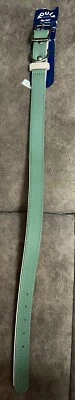 Youly the Heir Braided Green & Tan Dog Collar with Metal Buckle, L - Image 1 of 3