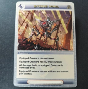 Stone Mail Ultra Rare Foil Battlegear Dawn of Perim 157/232 Chaotic TCG - Picture 1 of 2
