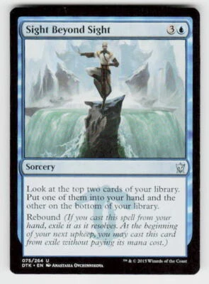 Dragons of Tarkir #75 Sight Beyond Sight - Image 1 of 2