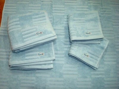 LACOSTE SCULPTURE SQUARES TOWEL SET - Image 1 of 4