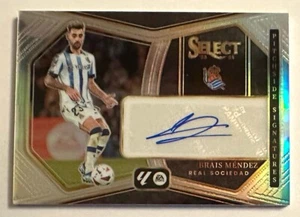 PANINI PRIZM LA LIGA : BRAIS MENDEZ REAL SOCIEDAD SELECT AUTO CARD PS-BM 2023-24 - Picture 1 of 3