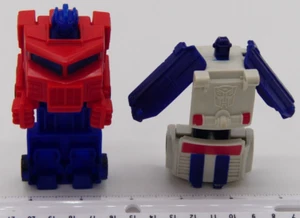 Lot 2005 Transformers Burger King Toy Figure Optimus Cybertron Red Alert - Picture 1 of 5