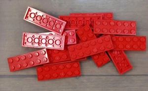LEGO 3795 Bright Red Plate 2X6 Qty 15 - Picture 1 of 1