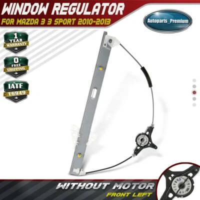 Window Regulator without Motor for Mazda 3 3Sport 2010-2013 752-495 Front Left - Image 1 of 4
