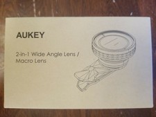 Aukey 2-in-1 Wide Angle Lens Macro Lens Clip On Cell Phone Accessory Pl-Wd07