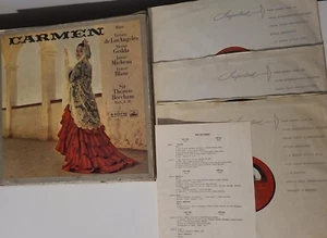 ASD 331-333 Bizet Carmen Victoria De Los Angeles 3LP Box Set - Imagen 1 de 6