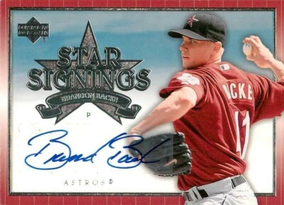 BRANDON BACKE 2007 Upper Deck STAR SIGNINGS AUTO #SS-BR Astros - Image 1 of 2