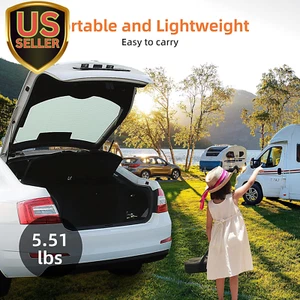 Portable Projector Screen with Stand Outdoor: Camping Projection Screen 80 In... - Picture 1 of 12