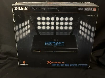 D-Link DGL-4500 XTreme N Gaming Router Game lounge BRAND NEW - Image 1 of 4
