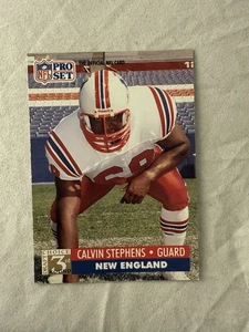 Calvin Stephens #785 1991 Pro Set New England PatriotsRC Rookie - Picture 1 of 2