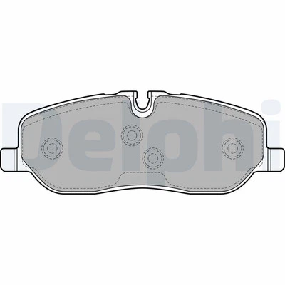 DELPHI LP1935 Brake Pad Set, disc brake for LAND ROVER - Image 1 of 4