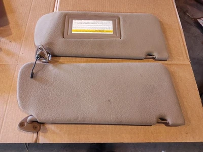 Par de viseiras solares 1991-1996 Chevy Caprice Buick Roadmaster bronzeado - Imagem 1 de 4