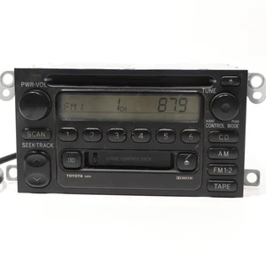2000-2003 Toyota Camry AM FM CD Cassette Radio Player 86120-0C020 Head Unit - Picture 1 of 10