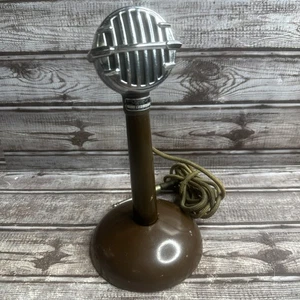 Vtg Astatic Microphone Lab Model #30 With Stand For Parts / Repair Or Restore - Picture 1 of 16