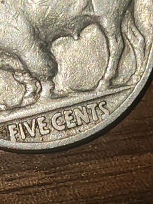 Rare 1935 Buffalo Nickel - Doubled Die Reverse (DDR) Variety - Key Date - - Image 1 of 4