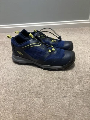 Tenis azules Keen Wanduro bajos impermeables para senderismo jóvenes niños talla 4 Foto 1 de 4