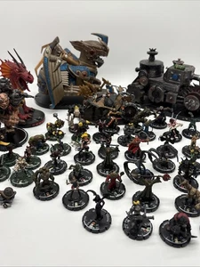 Vintage Wizkids Mage Knight Figure Lot Of 49 Figures & More - Picture 1 of 14