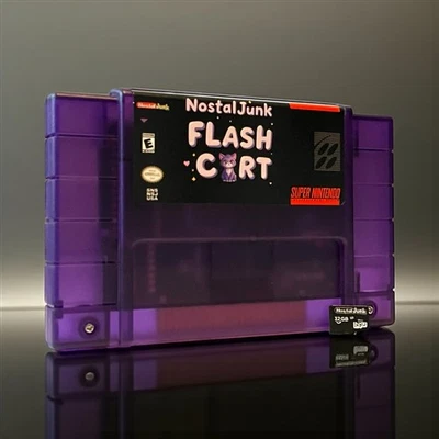 NostalJunk Super Nintendo Ever Drive Retro Flash Cart Region Free SNES 3000 IN 1