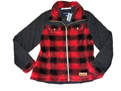 PENDLETON Red Buffalo INSULATED Prairie Smoke JACKET Womens Size MEDIUM NEW - Image 1 of 4