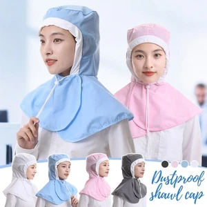 Gorra de trabajo a prueba de polvo transpirable a prueba de caída del cabello longitud red sombrero unisex cubierta para la cabeza - Imagen 1 de 16